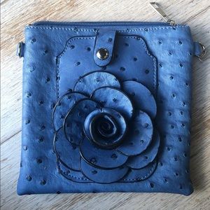 Little Blue Ostrich Purse #7dollarsteal